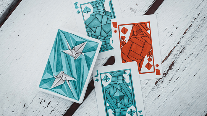 PlayingCardDecks.com-1000 Cranes v2 Playing Cards USPCC