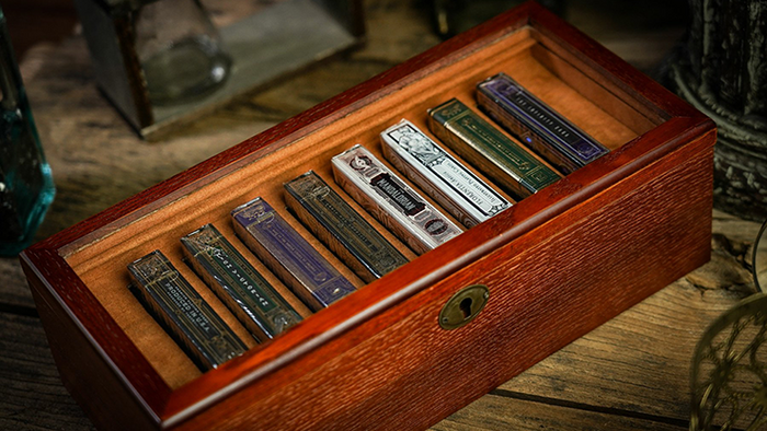 PlayingCardDecks.com-8 Deck Luxury Wooden Storage Box