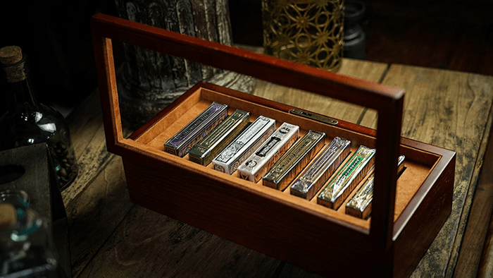 PlayingCardDecks.com-8 Deck Luxury Wooden Storage Box