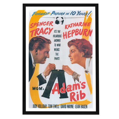 "Adam's Rib" (1949) Framed Movie Poster