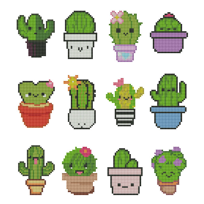 Adorable Houseplants Diamond Painting Minis (Set Of 12)