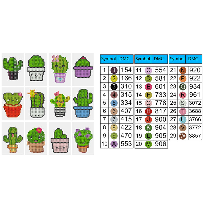 Adorable Houseplants Diamond Painting Minis (Set Of 12)