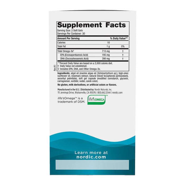 Nordic Naturals Algae Omega _3