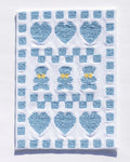 Artisan Janet Patacca Handmade Rug Blocks & Bears Blue
