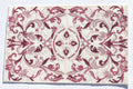Artisan Janet Patacca Handmade Rug Lotus Burgundy