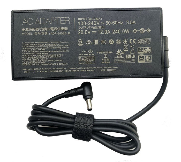ASUS ROG Original OEM 240W 20V 12A 6.0mm Pin Laptop Charger Adapter