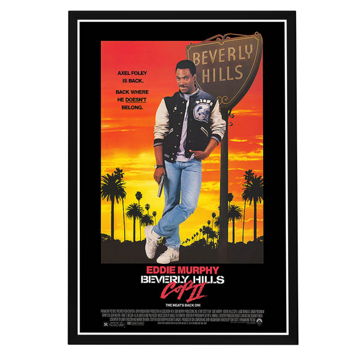 "Beverly Hills Cop II" (1987) Framed Movie Poster