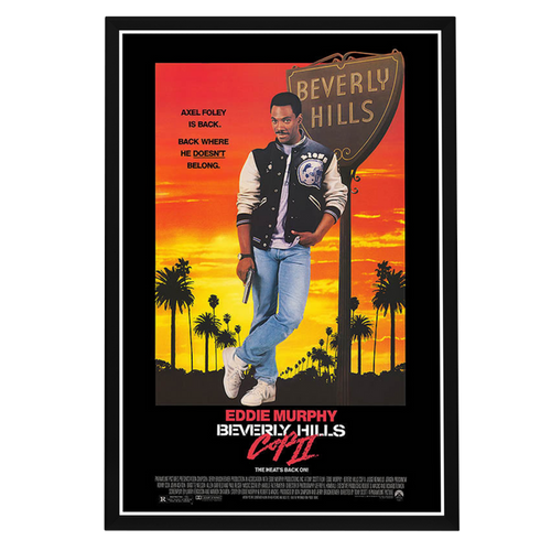 "Beverly Hills Cop II" (1987) Framed Movie Poster