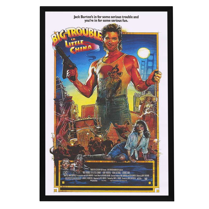 "Big Trouble in Little China" (1986) Framed Movie Poster