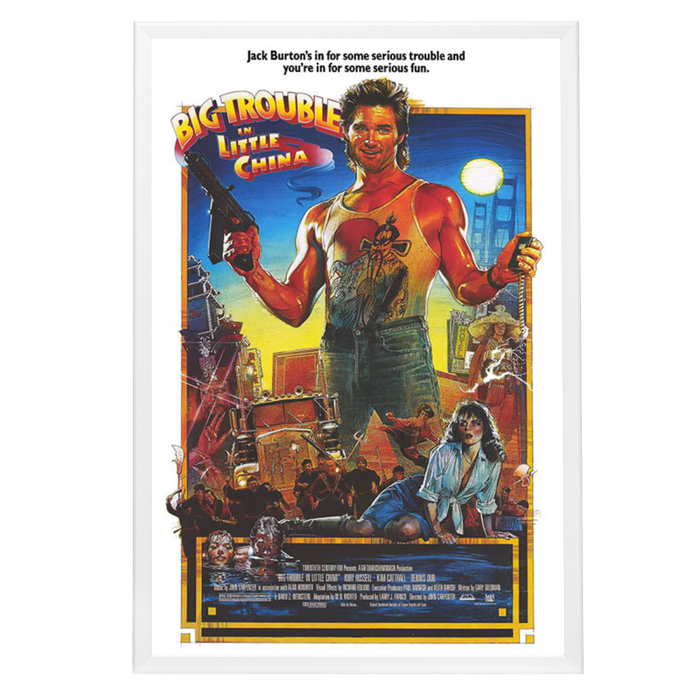 "Big Trouble in Little China" (1986) Framed Movie Poster