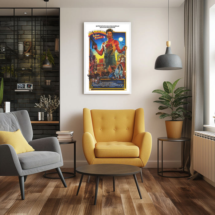 "Big Trouble in Little China" (1986) Framed Movie Poster
