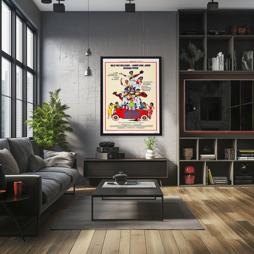 "Bingo Long Traveling All-Stars" (1976) Framed Movie Poster