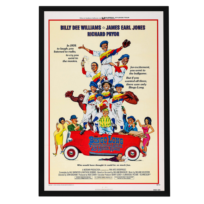 "Bingo Long Traveling All-Stars" (1976) Framed Movie Poster