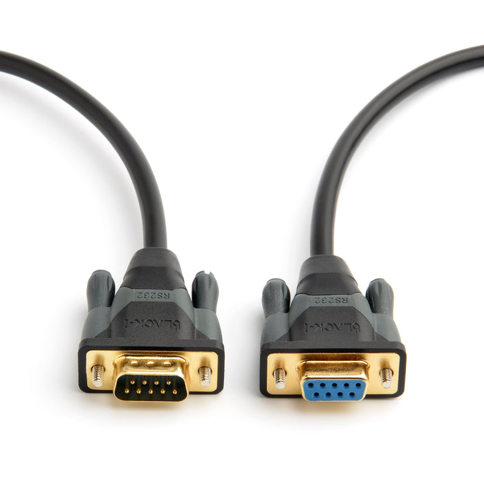Black-i 9 Pin Serial RS232 Male to Female Cable
