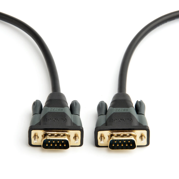 Black-i 9 Pin Serial RS232 Male to Male Cable