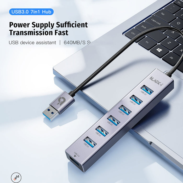 Black-i USB 3.0 7 Port Hub