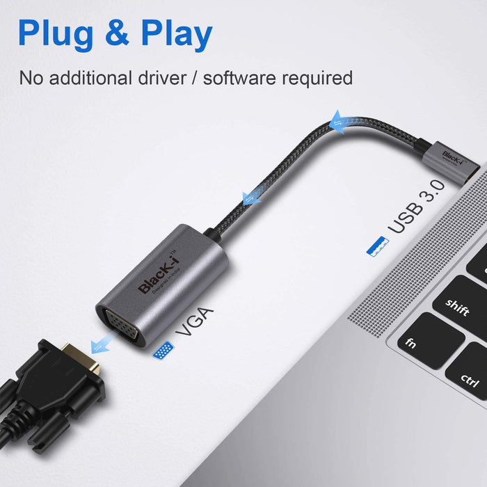 Black-i USB 3.0 to VGA Converter