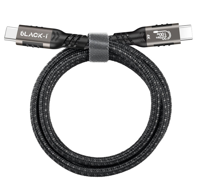 Black-i USB-C 4K Cable - 1.5 Meter Length with 20 Gbps