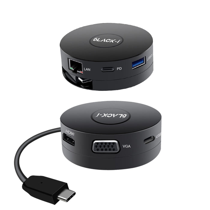 Black-i USB-C 5 in 1 Docking hub