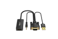 Black-i VGA to HDMI Converter with Audio
