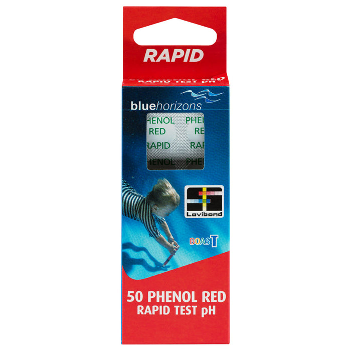 Blue Horizons Lovibond Phenol Red Rapid Hot Tub pH Water Test Tablets - Pack of 50
