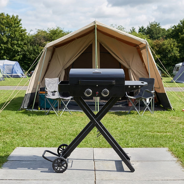 Boss Grill 2 Burner Gas Portable BBQ