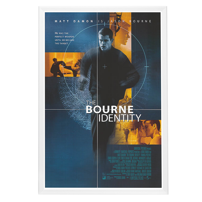 "Bourne Identity" (2002) Framed Movie Poster