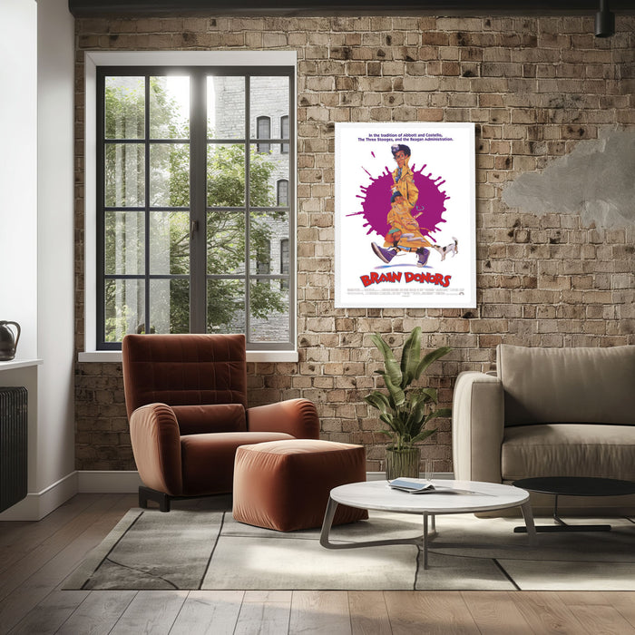 "Brain Donors" Framed Movie Poster