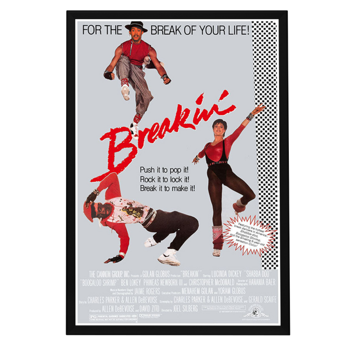 "Breakin'" (1984) Framed Movie Poster