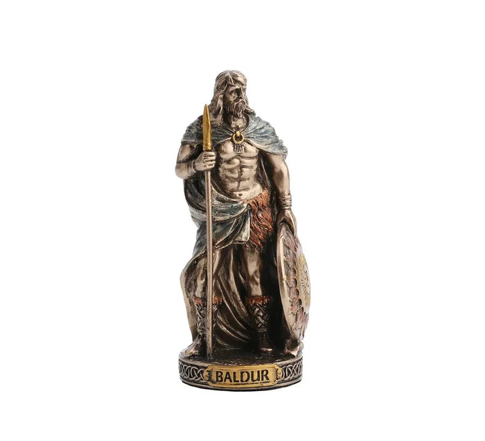 Bronze Baldur Viking Statue Small
