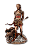 Bronze Skadi Viking Statue Large