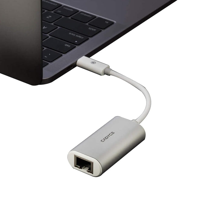Cadyce CA-C3GE USB-C to RJ45 Gigabit Ethernet Adapter for Windows and Mac OS