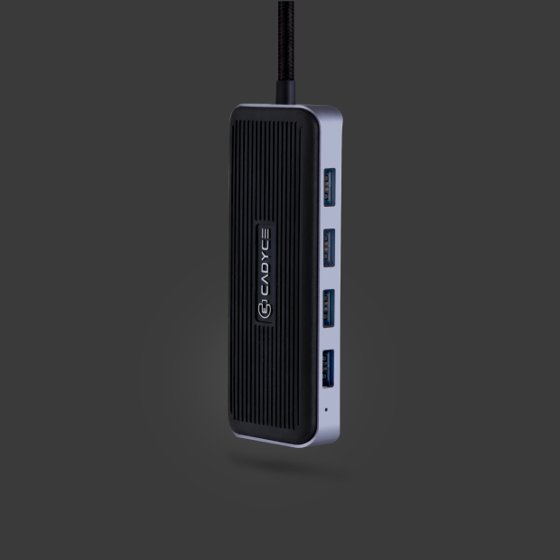 CADYCE USB-C TO USB 3.0 4-PORT HUB CA-C4H
