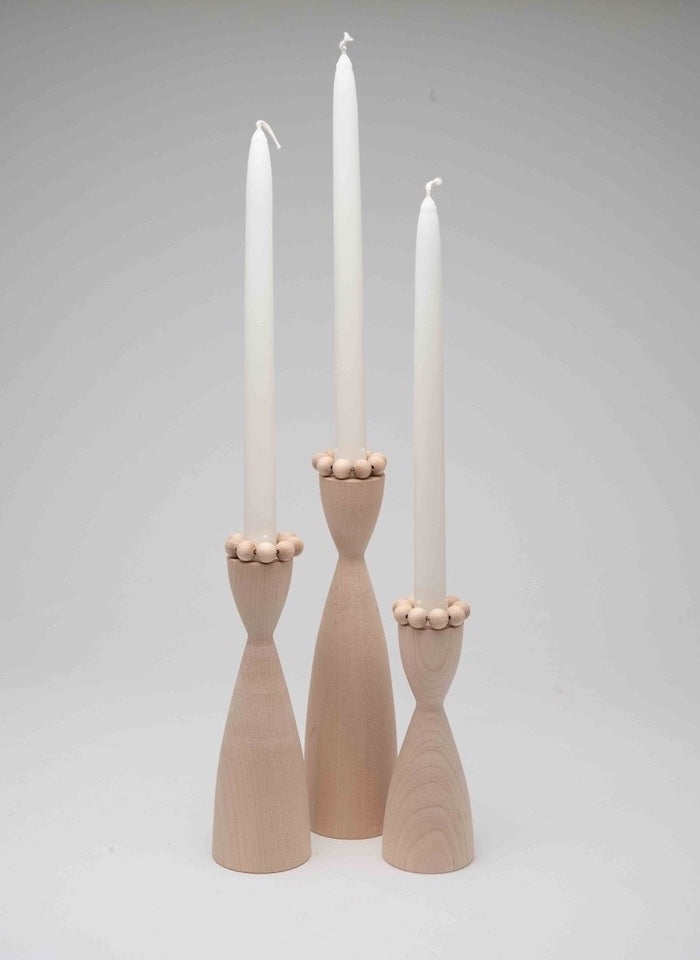 Candlestick Birch Wood Natural