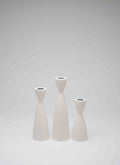 Candlestick Birch Wood White