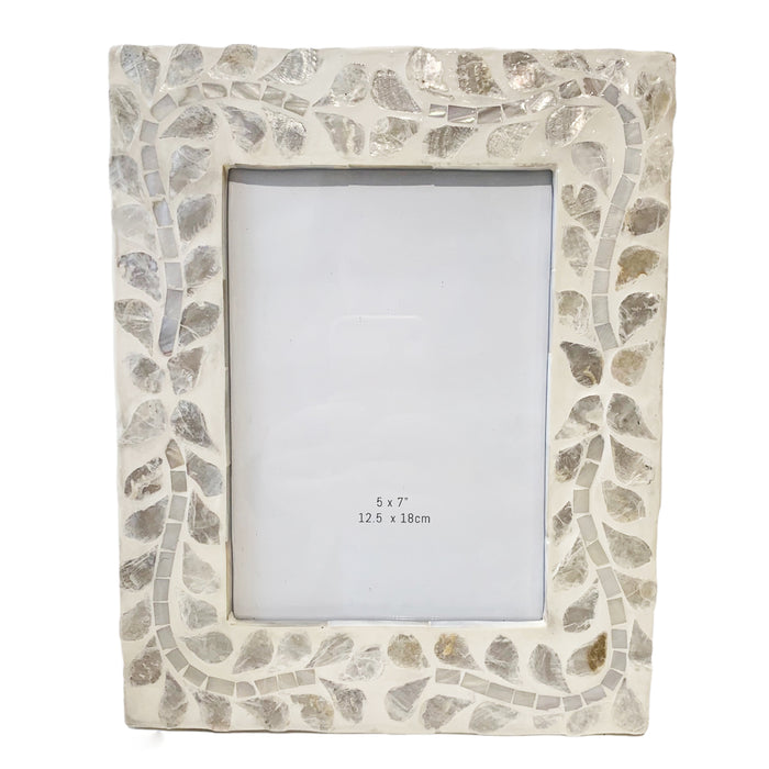 Capiz Inlay frame Ivory