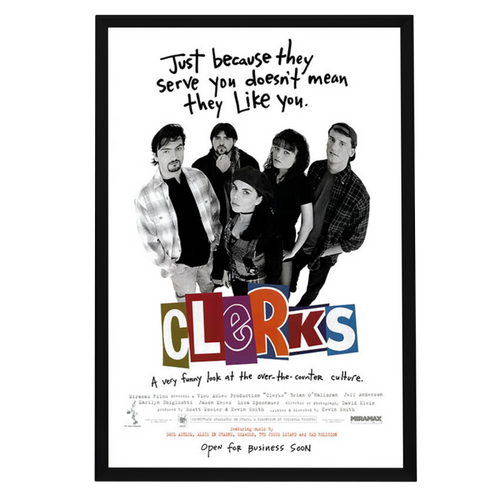 "Clerks" (1994) Framed Movie Poster
