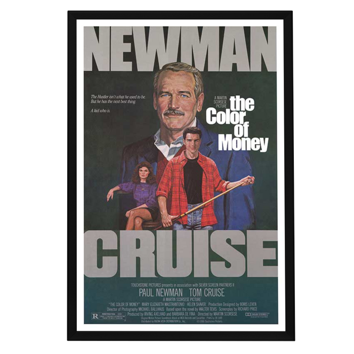 "Color of Money" (1986) Framed Movie Poster