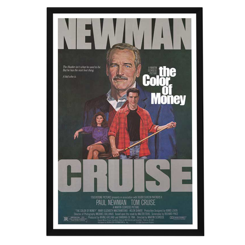 "Color of Money" (1986) Framed Movie Poster