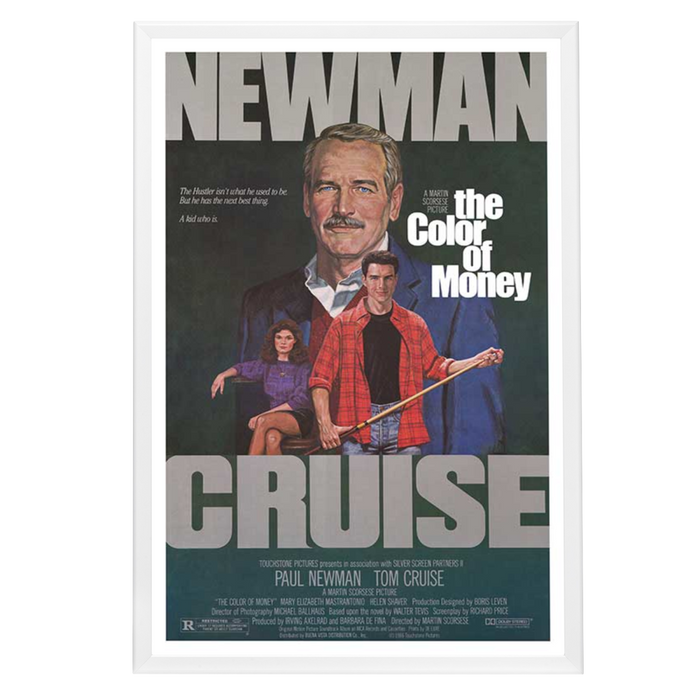"Color of Money" (1986) Framed Movie Poster