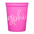 Colored Cups- Gamma Phi Beta