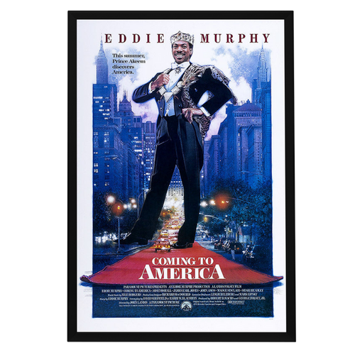 "Coming To America" (1988) Framed Movie Poster
