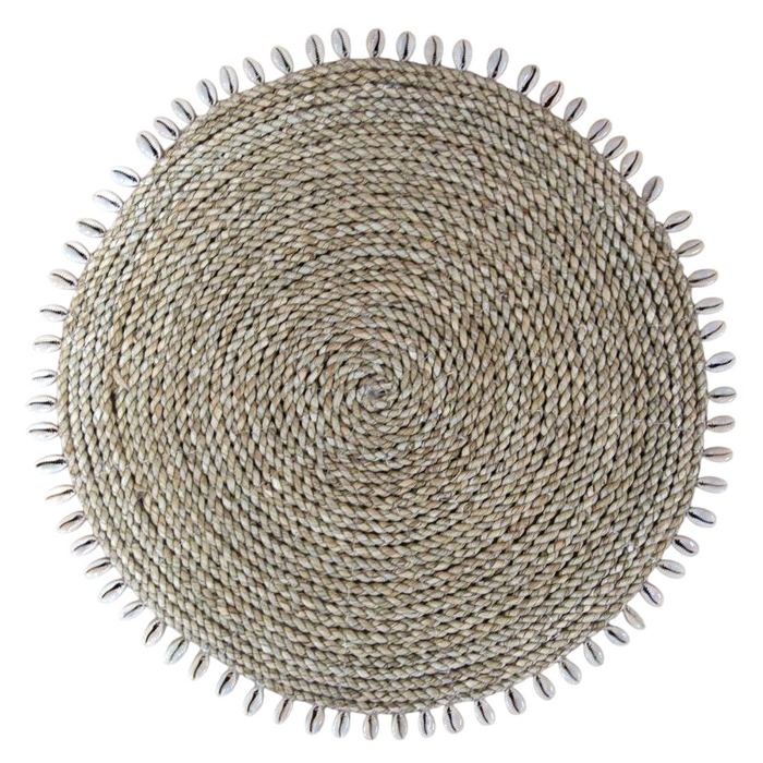 Cowrie Shell Placemat 35cm Natural