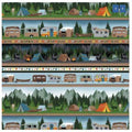 Curtain Valance - Moose Creek Lodge Camping Stripe Cotton