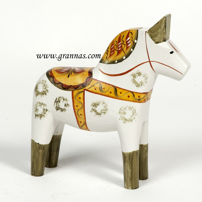 Dala Horse Antique Inspired 6.7"