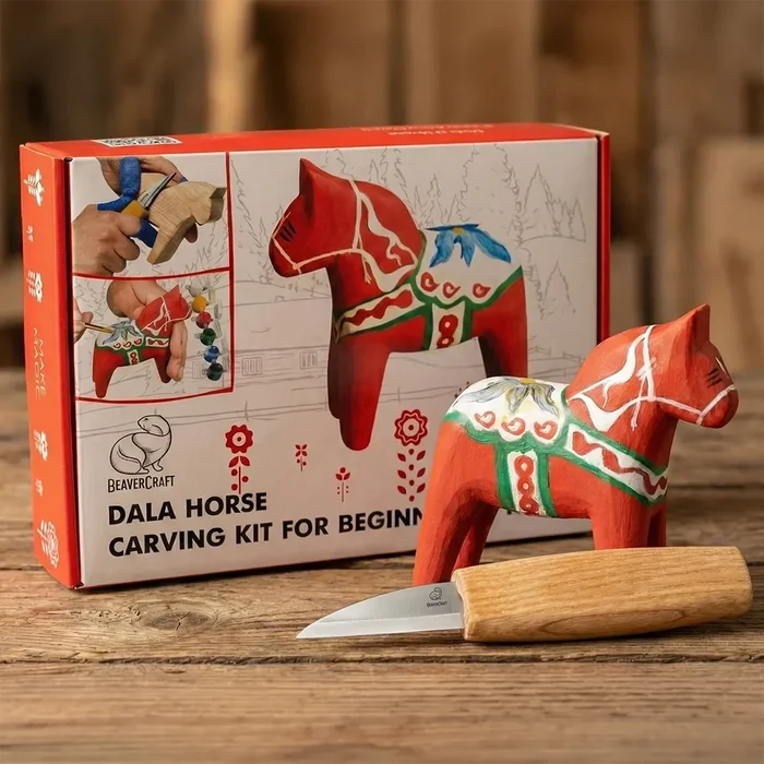 Dala Horse Carving Kit - Complete Starter Whittling