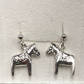 Dala Horse Earring Sterling
