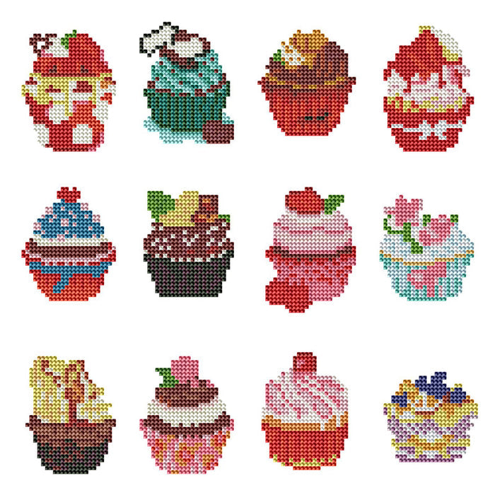 Delicious Desserts Diamond Painting Minis (Set Of 12)