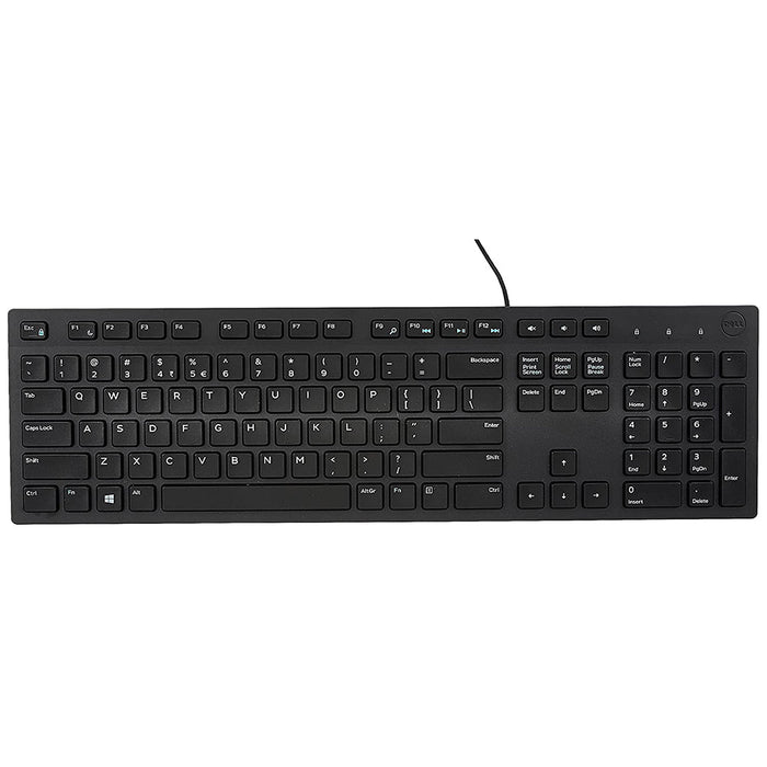 Dell KB216 Full-Size Wired Spill Resistance Keyboard with 3 Indicator Lights