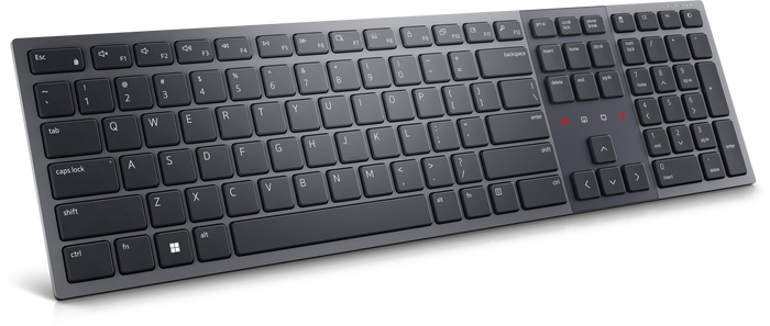 Dell KB900 Premier Collaboration 2.4GHz Wireless Bluetooth Multi Device Backlit Keyboard - Black